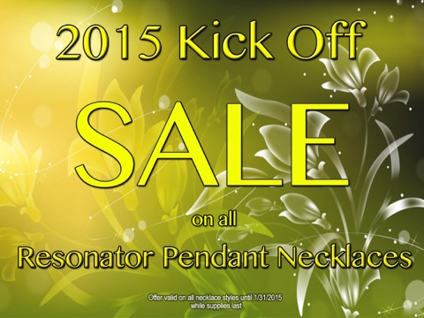 2015 Kick Off Sale